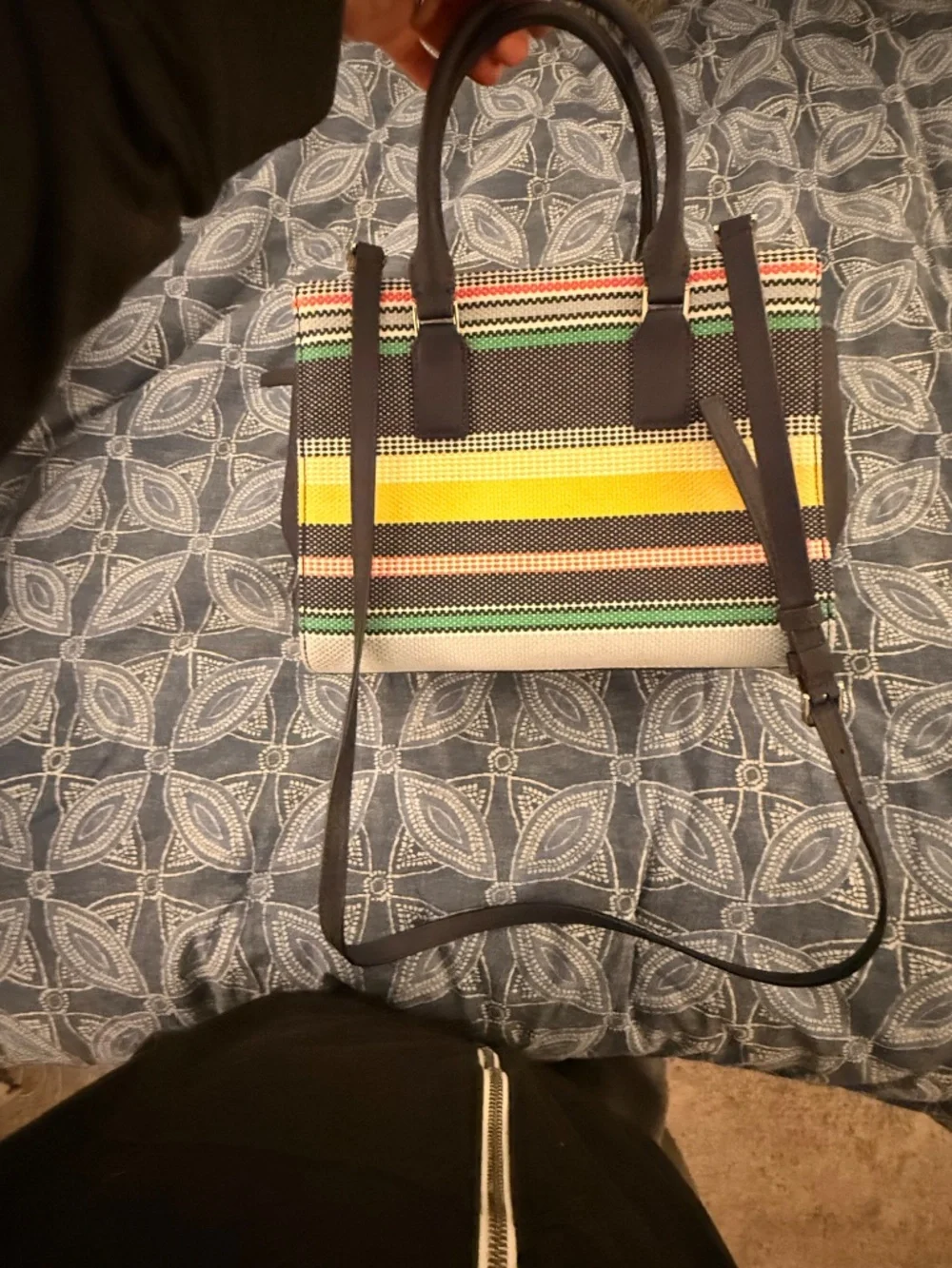 Striped Kate Spade purse